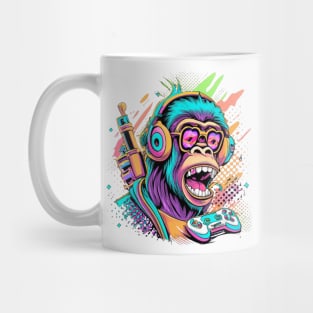 Monkey Gamer Mug